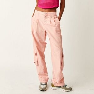 Free People Movement Sunkissed Pink Mesmerize Me Cargo Pants XS